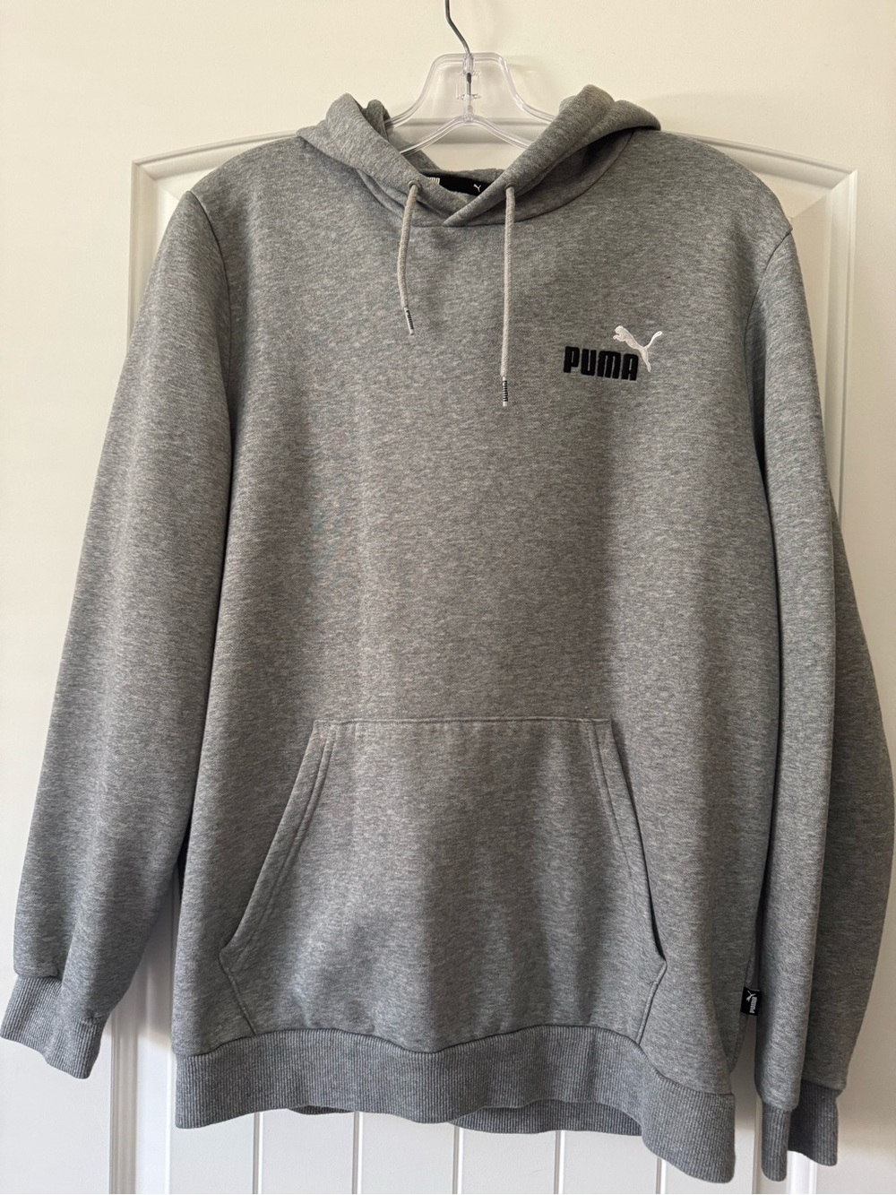 Puma Gray Hooded Pullover Sweatshirt